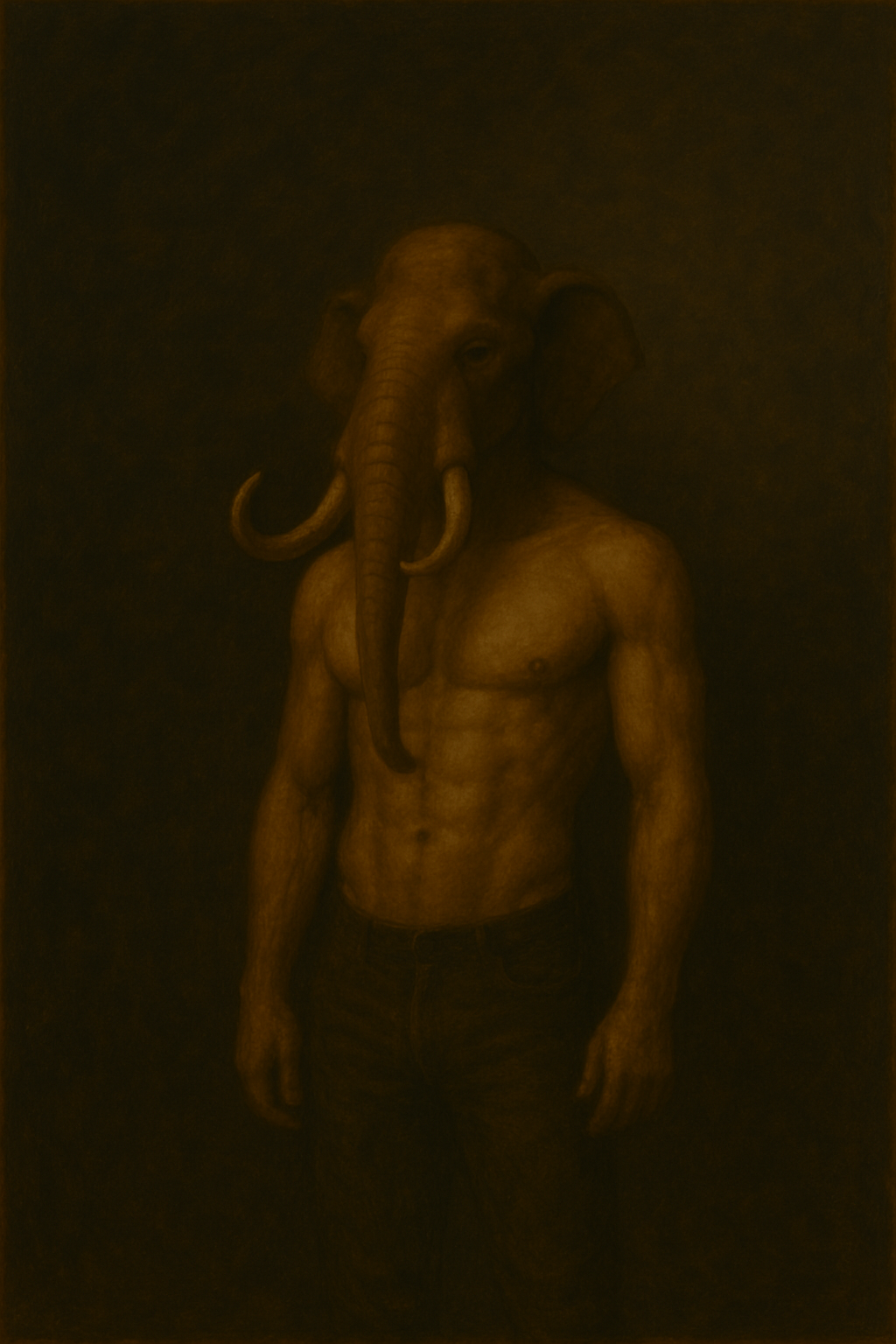 The Elephent King — oil on canvas